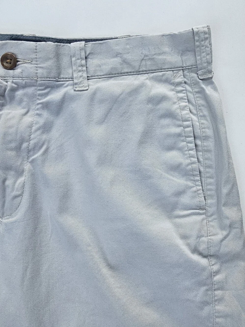 2 For $25 J.Crew Men's Stretch Chino Shorts Size 34 Light Grey 9
